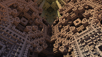 Architecture, Fractals HD wallpaper