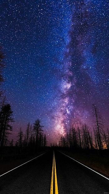road, atmosphere, sky HD phone wallpaper