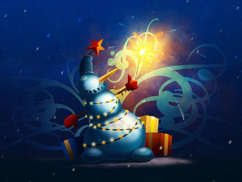 Holidays, New Year, Christmas, Xmas HD wallpaper