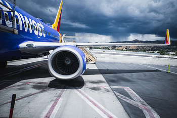 Jet engine, Southwest Airlines HD wallpaper