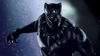 New Black Panther Art, black-panther, superheroes, behance, artwork HD wallpaper