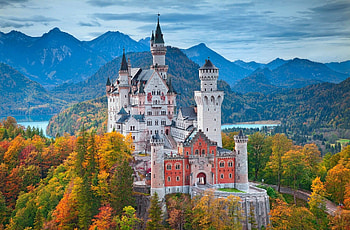 Neuschwanstein Castle, Top backgrounds HD wallpaper