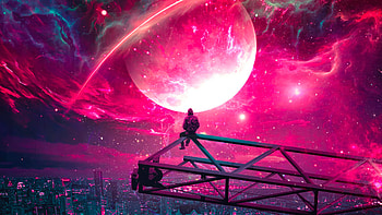 Trapped In A World, hoodie, alone, artist, artwork, digital-art HD wallpaper