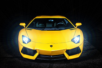 Lamborghini, Sports, Cars, Front View, Sports Car, Headlights HD wallpaper
