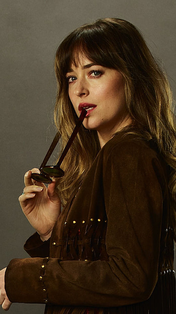 Dakota Johnson, Bad Times at the El Royale, Movie actress, Hair HD phone wallpaper
