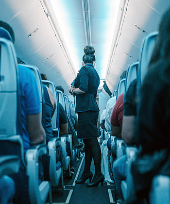 Flight attendant, Airplanes HD phone wallpaper