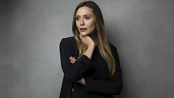 Elizabeth Olsen, Looking away, Long hair HD wallpaper