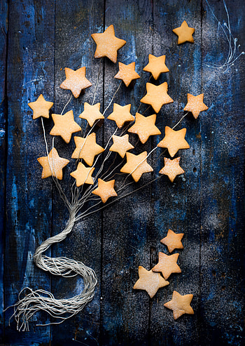 Food, Stars, Cookies, Sweet, Bakery Products, Baking HD phone wallpaper