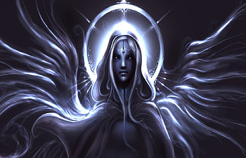 Wings Of Smoke, smoke, wings, angel, male HD wallpaper