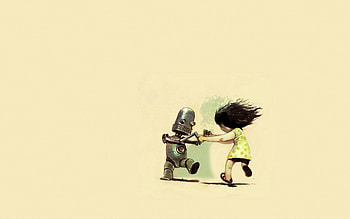 Art, Dance, Girl, Robot HD wallpaper