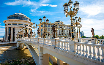 Art Bridge, Skopje, Republic of Macedonia HD wallpaper