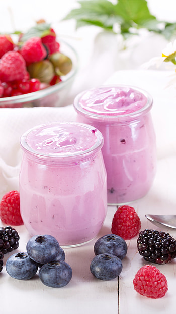 Food, Yoghurt, Culinary delight, Mouthwatering HD phone wallpaper