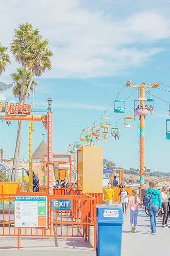 Candy-colored funfair graphy, Playful and vibrant, Whimsical scenes, Joyful moments HD phone wallpaper