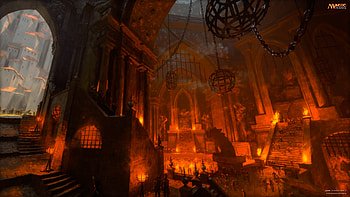 Rakdos Magic The Gathering, video game, Magic: The Gathering, dungeon HD wallpaper