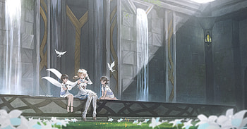 Lumine’s Tranquil Oasis – Genshin Impact, Lumine (Genshin Impact), video game, Genshin Impact HD wallpaper
