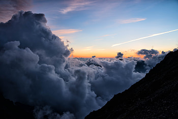 Nature, Sky, Clouds, Horizon, Overview, Review, Height HD wallpaper
