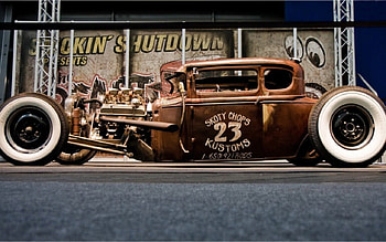 vintage hot rod, hot, rod, car, vintage HD wallpaper