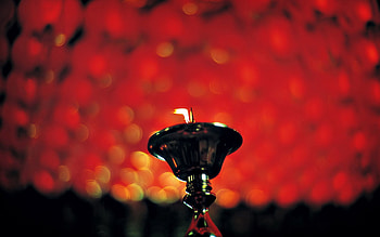 Dark, Miscellanea, Miscellaneous, Candle, Figurine HD wallpaper