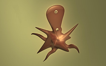 Im a Fish, ajdaha, octopus, 3d HD wallpaper