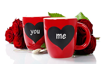 You & Me, me, You, cup, drink HD wallpaper