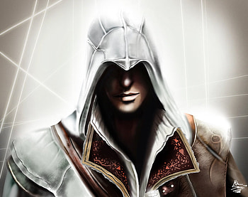 Ezio Auditore, assassins creed, ezio, assassin HD wallpaper