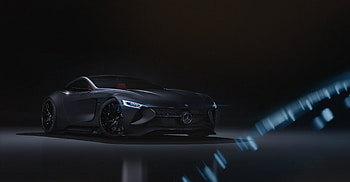 Mercedes SLR , mercedes-benz, mercedes, cars, behance HD wallpaper