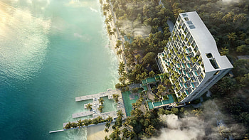 Abaca resort, Mactan Island, Ole Scheeren, Cebu Philippines HD wallpaper