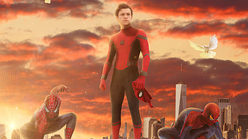 Spideys On The Rooftop, spiderman, superheroes, artist, artwork, digital-art, deviantart HD wallpaper