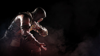 Mortal Kombat X (2015) - Official Steam tTrading Card, Scorpion (Mortal Kombat) HD wallpaper