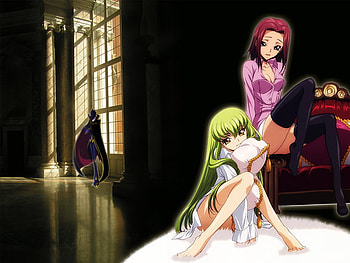 Code Geass, sexy, zero, girls, anime HD wallpaper