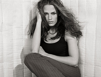 Celebrity, Jennifer Garner, actress, bw HD wallpaper