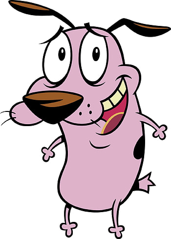 Courage the Cowardly Dog Stickers HD phone wallpaper