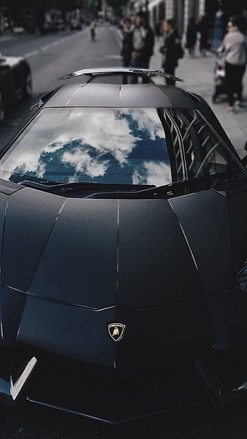 Lamborghini Hexagon, Royal Black HD phone wallpaper