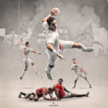Zamalek Handball, Commandos, africa, egypt, sports, ahly HD phone wallpaper