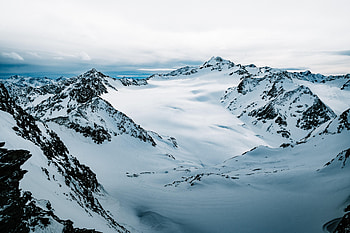 Nature, Mountains, Snow, Rocks, Vertex, Top HD wallpaper