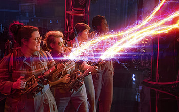 Kristen Wiig, Melissa McCarthy, Ghostbusters HD wallpaper