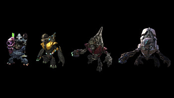 1331 - Covenant Grunt: Evolution of Grunt models, from Halo: Combat Evolved to HD wallpaper