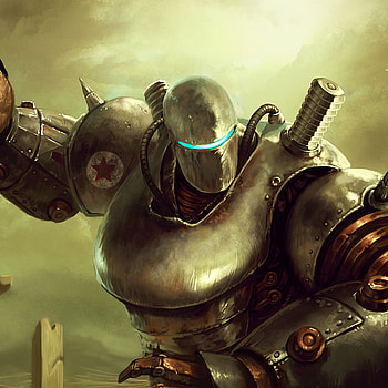 Liberty Prime, Fallout game, Character artwork, iPad Air HD phone wallpaper