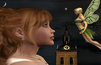 fantasy, fairy HD wallpaper
