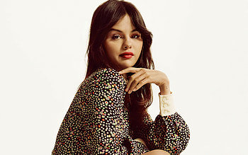 Selena Gomez, , Billboard hoot, american celebrity, music stars, Selena Marie Gomez, american singer, Brunette Selena Gomez, Selena Gomez hoot HD wallpaper