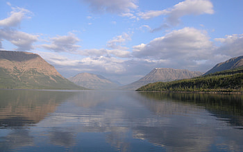 Nature, Mountains, Lake, Fog, Surface, Water Surface, Scattered, Dispersed HD wallpaper