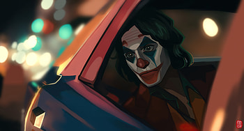 Joker In Car , joker, supervillain, superheroes, artist, artwork, digital-art, artstation HD wallpaper