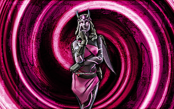 Darkheart, purple grunge background, Fortnite, vortex, Fortnite characters, Darkheart Skin, Fortnite Battle Royale, Darkheart Fortnite HD wallpaper