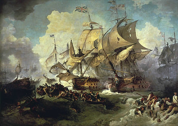 Revolutionary War Paintings | The Battle of the First of June, 1794 HD wallpaper