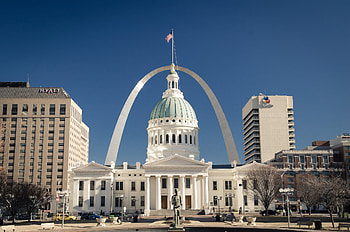 Gateway Arch, St. Louis, Monroe Monument, City view HD wallpaper