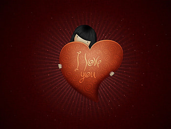 I Love You, cute, romance, love HD wallpaper