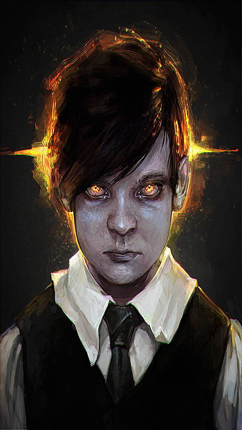 Damien, fantasy, dark, Dark Fantasy HD phone wallpaper