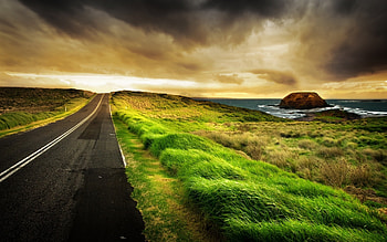 Landscape, Roads HD wallpaper