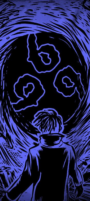 999 blu, blue, juice wrld, abyss HD phone wallpaper