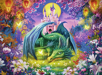 peace dragon, dragon, colors, puzzle, peace HD wallpaper